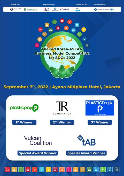 The Announcement of the Winners of the Korea-ASEAN Business Model Competition for SDGs 2022