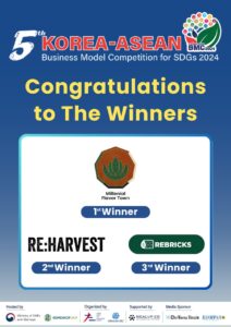 The Announcement of the Winners of the 5th KOREA-ASEAN Business Model Competition for SDGs 2024